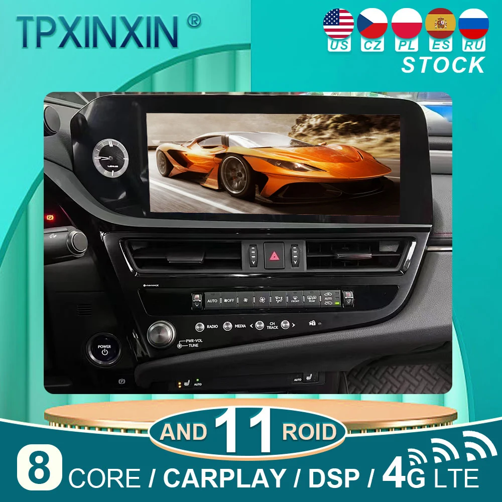 

Android Car Radio Stereo For Lexus ES ES300 ES330 2018+ 2Din Receiver GPS Navigation Multimedia Video Player Head Unit Screen