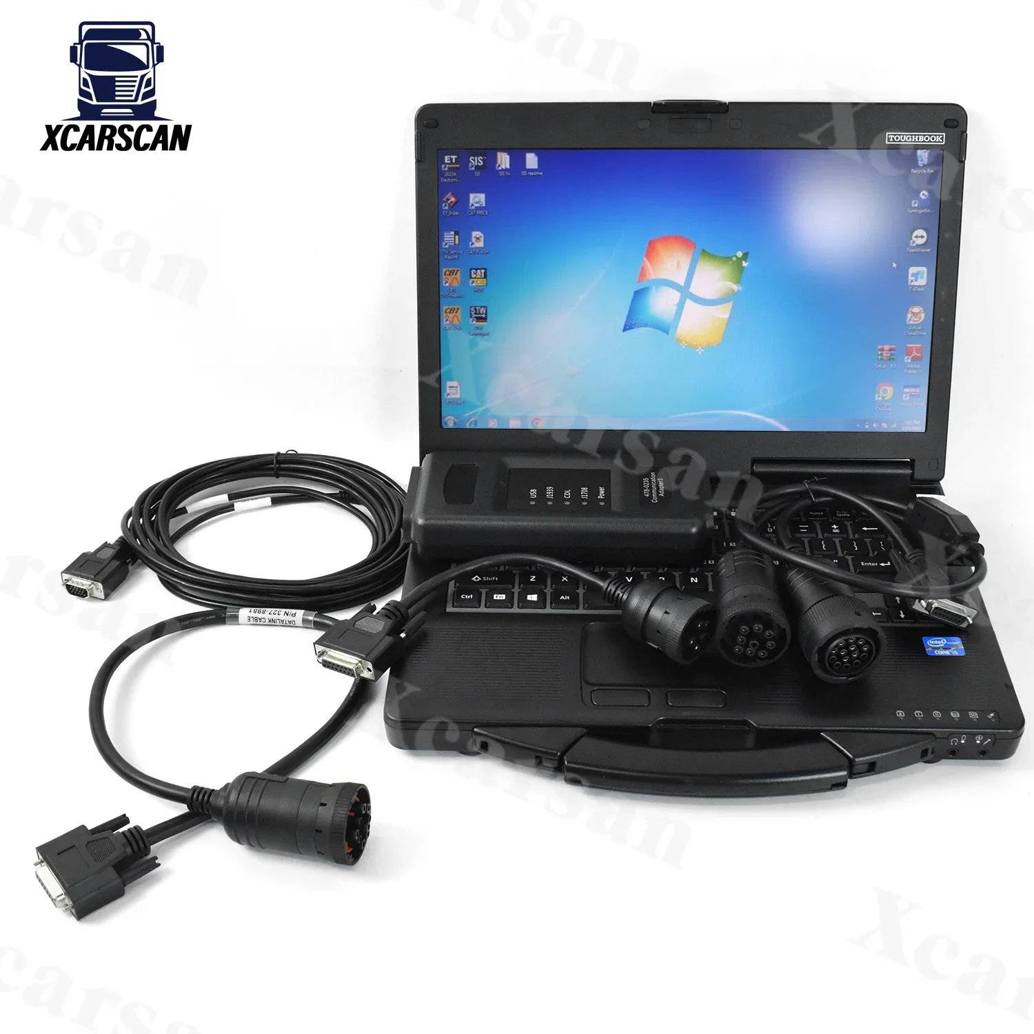 For ET4 478-0235 ET SIS CF53 Laptop 2023A Communication Adapter 4 Truck Excavator For ET4 Diagnostic Tool