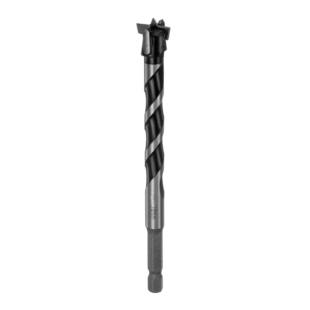 Hexagon Drill Bit Drill Bit Drill 125*16mm Carbide Drill Bit Extended Hole Multi-functional Wide Compatibility