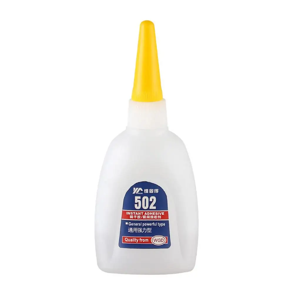 502 Super Glue Instant Quick-drying Strong Bond Liquid Glue Tool For Leather Rubber Wood Metal F2d2