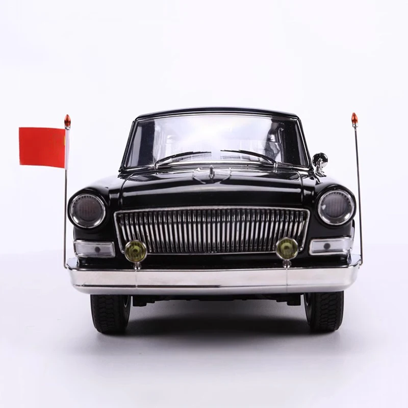 Yugu 1:18 Hongqi CA770 كونسيرج سيارة ثلاثة صف سيدان مفتوح بالكامل سبيكة محاكاة نموذج سيارة مجموعة