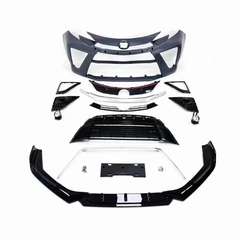 

Suitable for 2021-2024 Toyota Sienna Upgrade GR Sport Style Body Kit Rear Bumper Grille With Front Lip High Quality