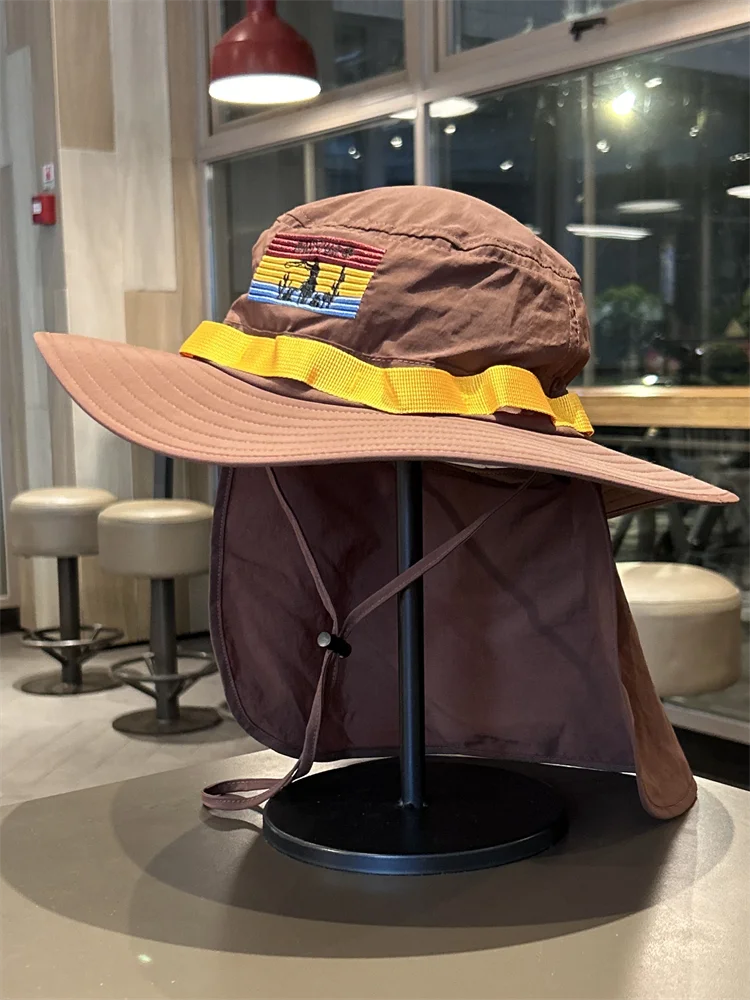 

Summer outdoor shawl bucket hat men and women sun protection mountaineering hat quick drying sun hat sun