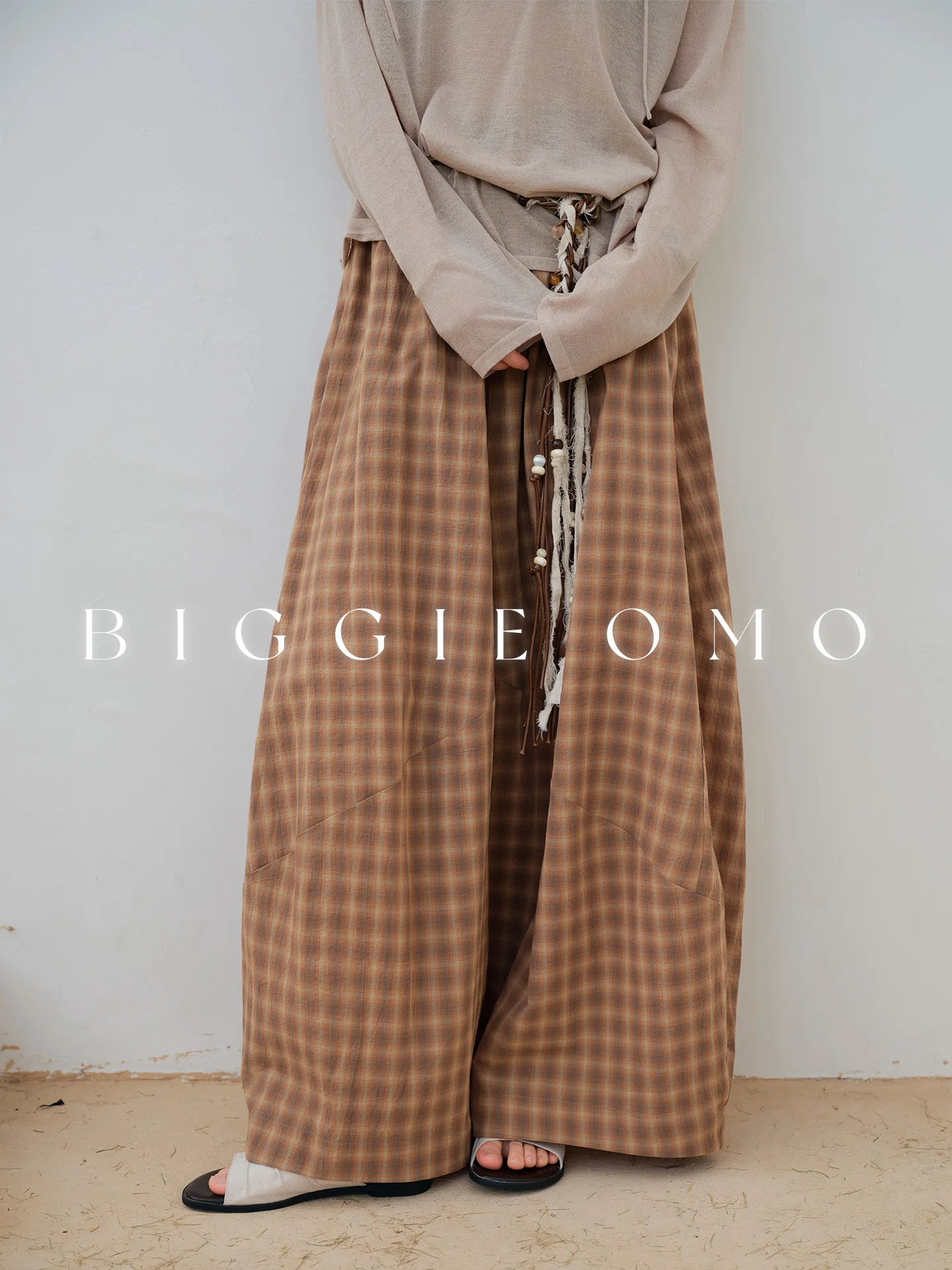 

Женские повседневные широкие брюки свободного кроя, оранжево-коричневые, хлопковые, с высокой талией на молнии, для отдыха и досуга