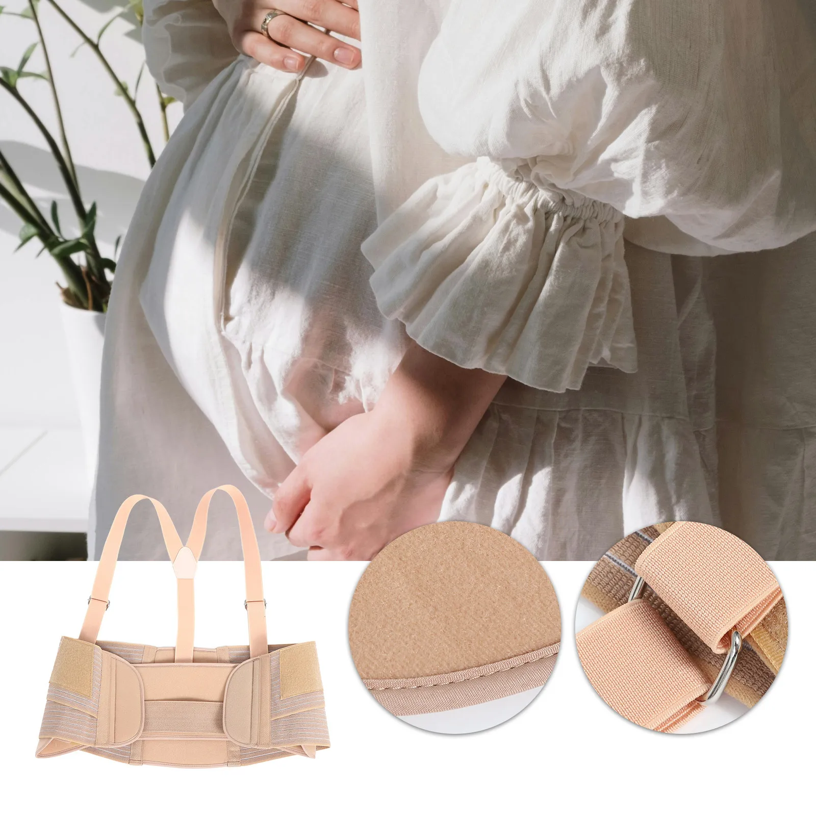 

Защитный пояс для плода -07 Xxl, повседневная одежда, дышащий материал, поддержка живота, облегчение боли в беременности, бандаж для спины