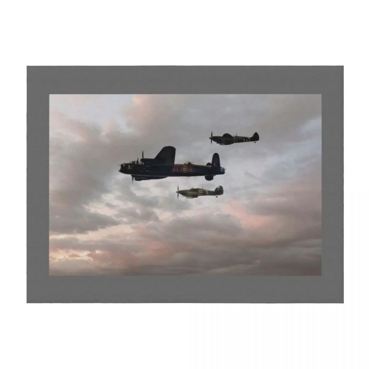 

Battle of Britain Memorial Flight Throw Blanket Bed covers Decoratives Designers Cute Plaid Blankets