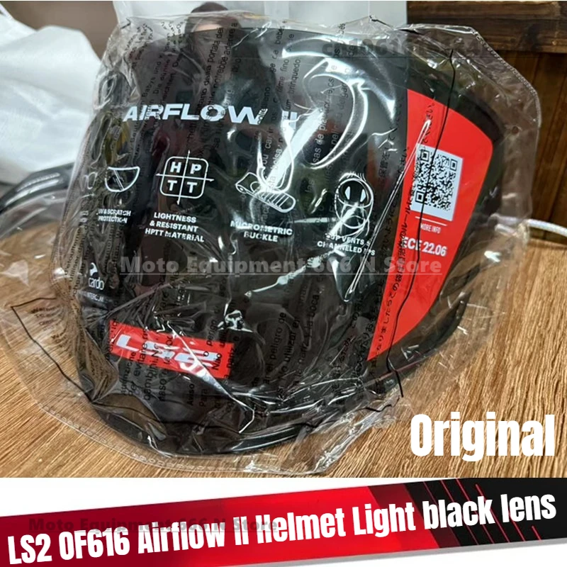 

Original LS2 OF616 Helmet Lens,transparent Helmet Lens,electroplated Color Electronic Red Visors,AIRFLOW II helmet Accessories
