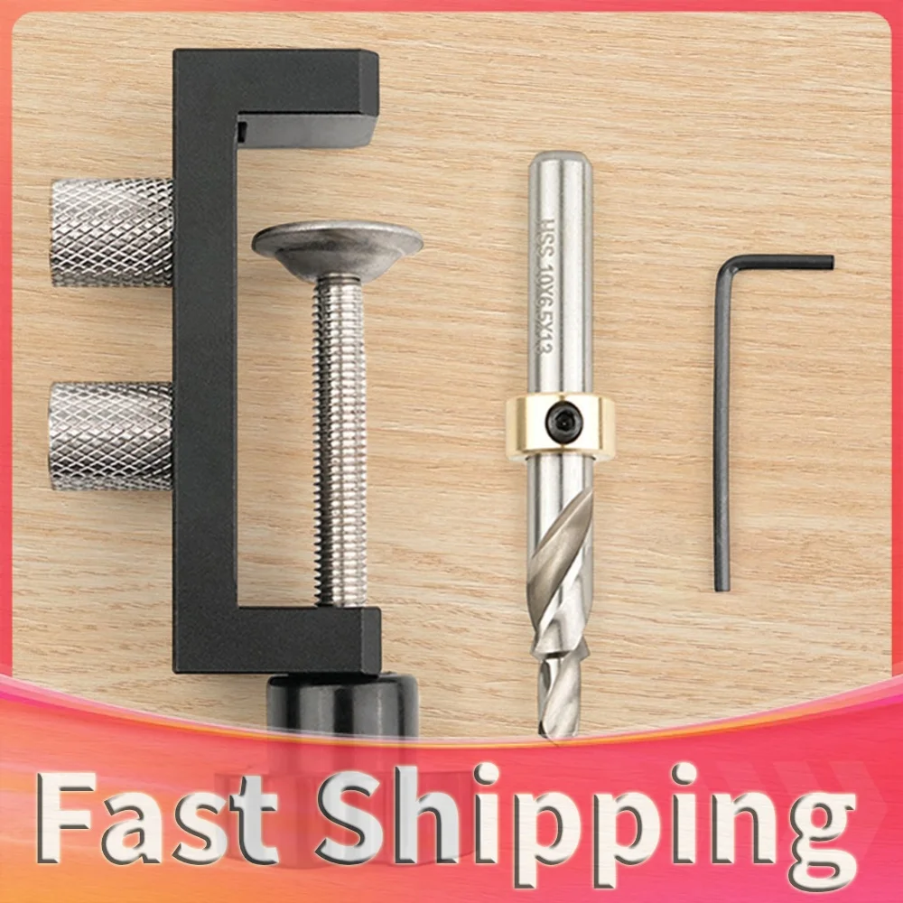 Aluminum Profile Punching Auxiliary DIY Tool Drilling Positioning Tool Accurate Hole Punching Countersinking Guide Tool