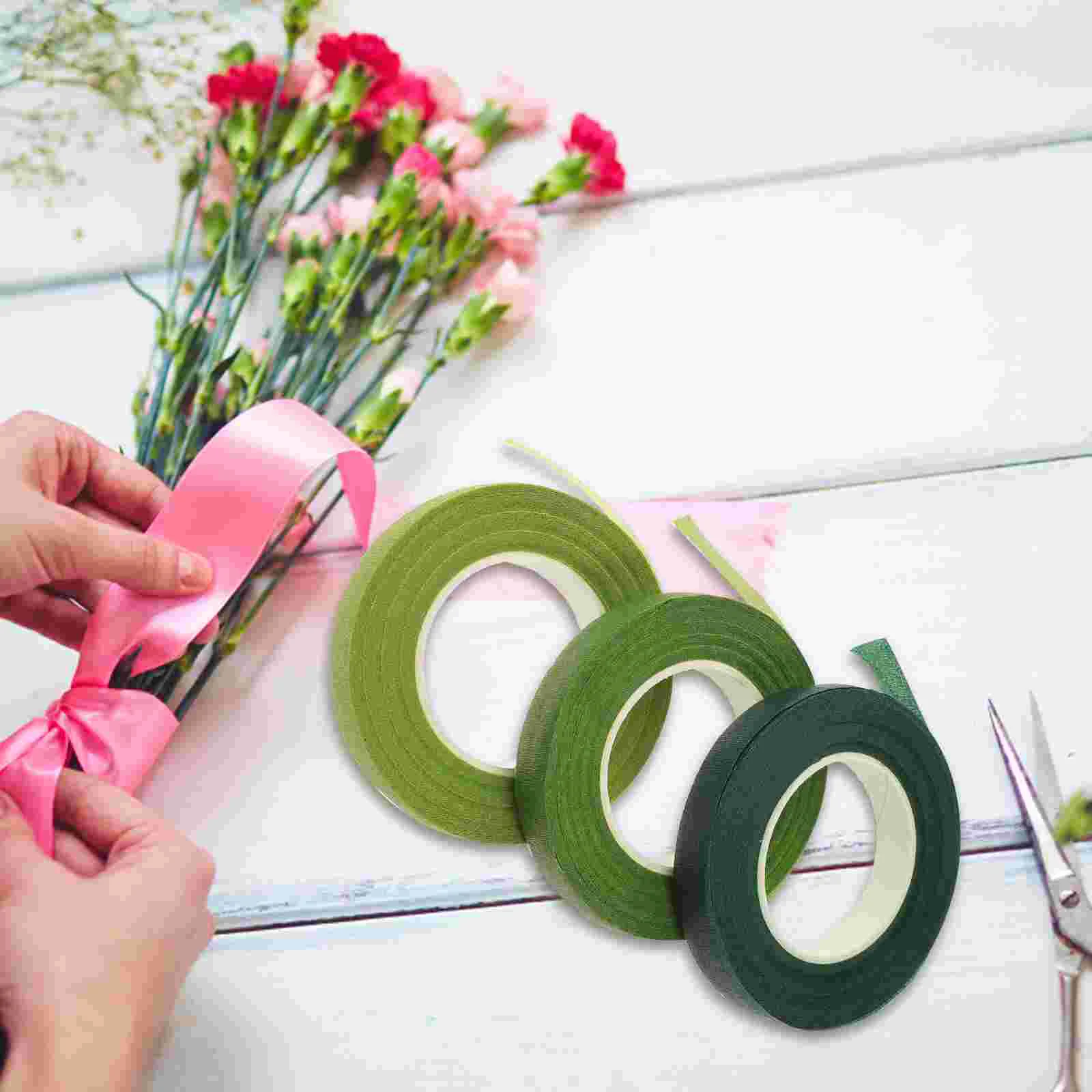 Flower Wrapping Paper Bouquet Floral Tape Twine Florist Artificial Flowers Arrangement