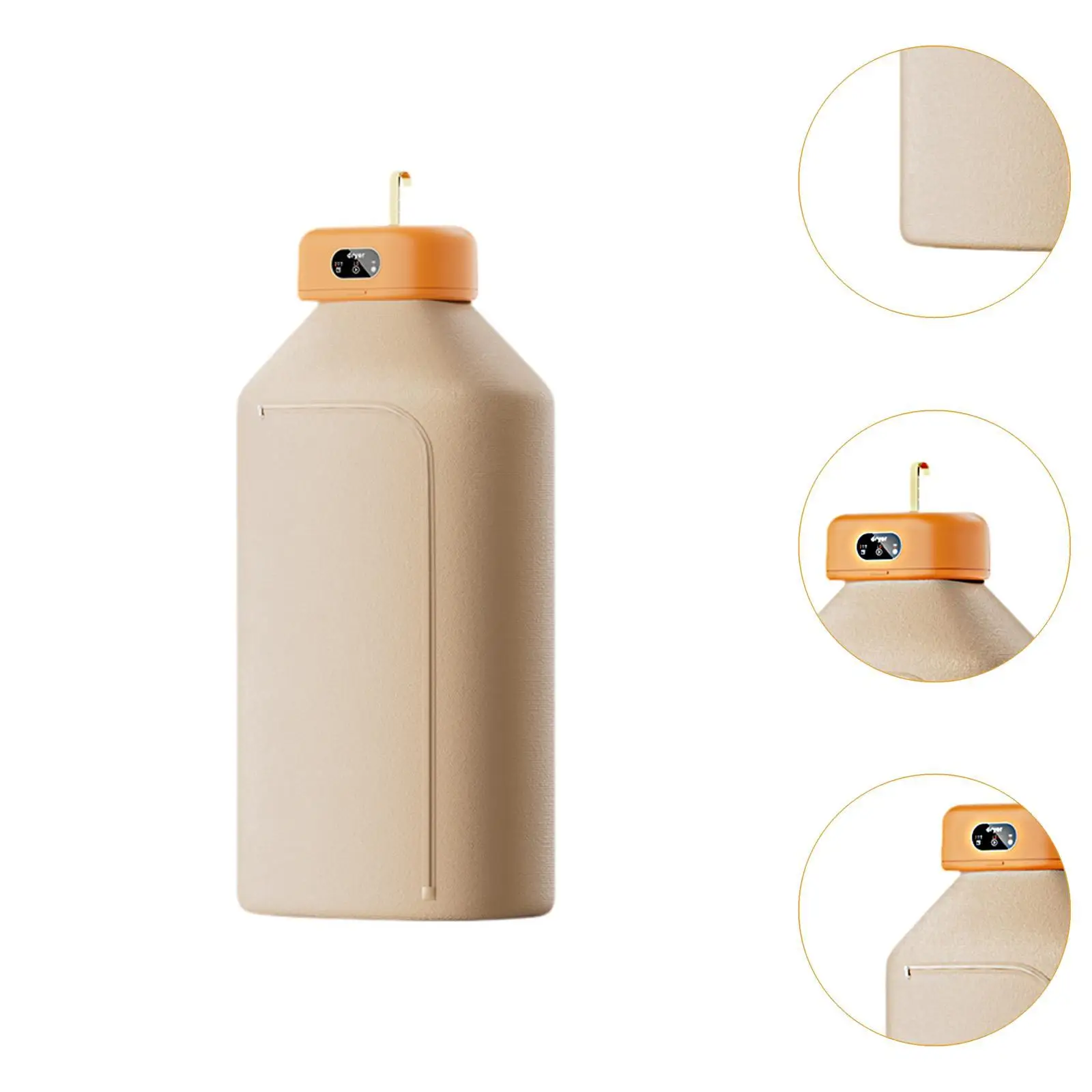 مجفف ملابس كهربائي بقدرة 600 وات، مجفف كهربائي قابل للطي وسريع الجفاف