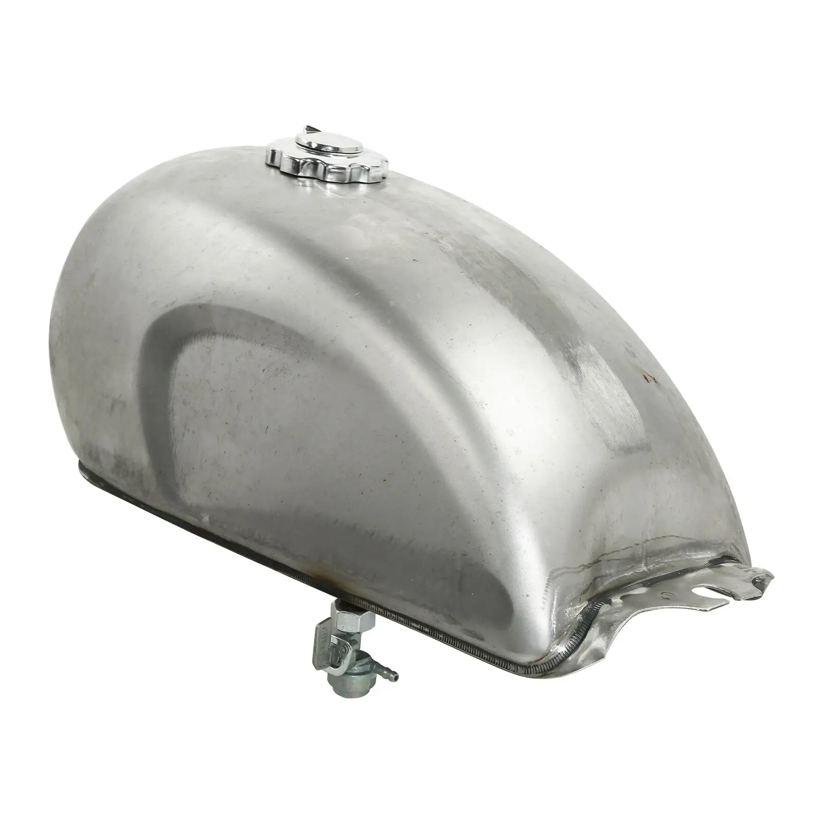 Motorcycle Unpainted 9L/2.4 Gallon Gas Fuel Tank For HONDA GL125 1985-1994 2002-2005 GL145 1985-1994 CD125 1977