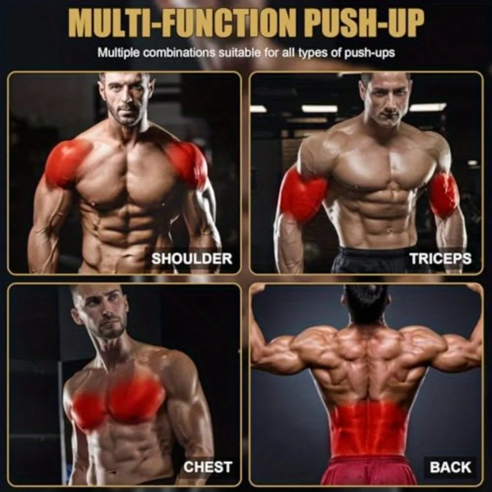 Tabla de flexiones todo en uno para hombres y mujeres, 56 ángulos de entrenamiento para todo el cuerpo, equipo de ejercicio físico plegable para el hogar con guía