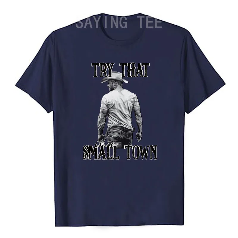 小さな町のTシャツ,jason aldeans,女性と男性のための,ウエスタンタウン,音楽セーター,トップ,印刷された衣装,ギフト