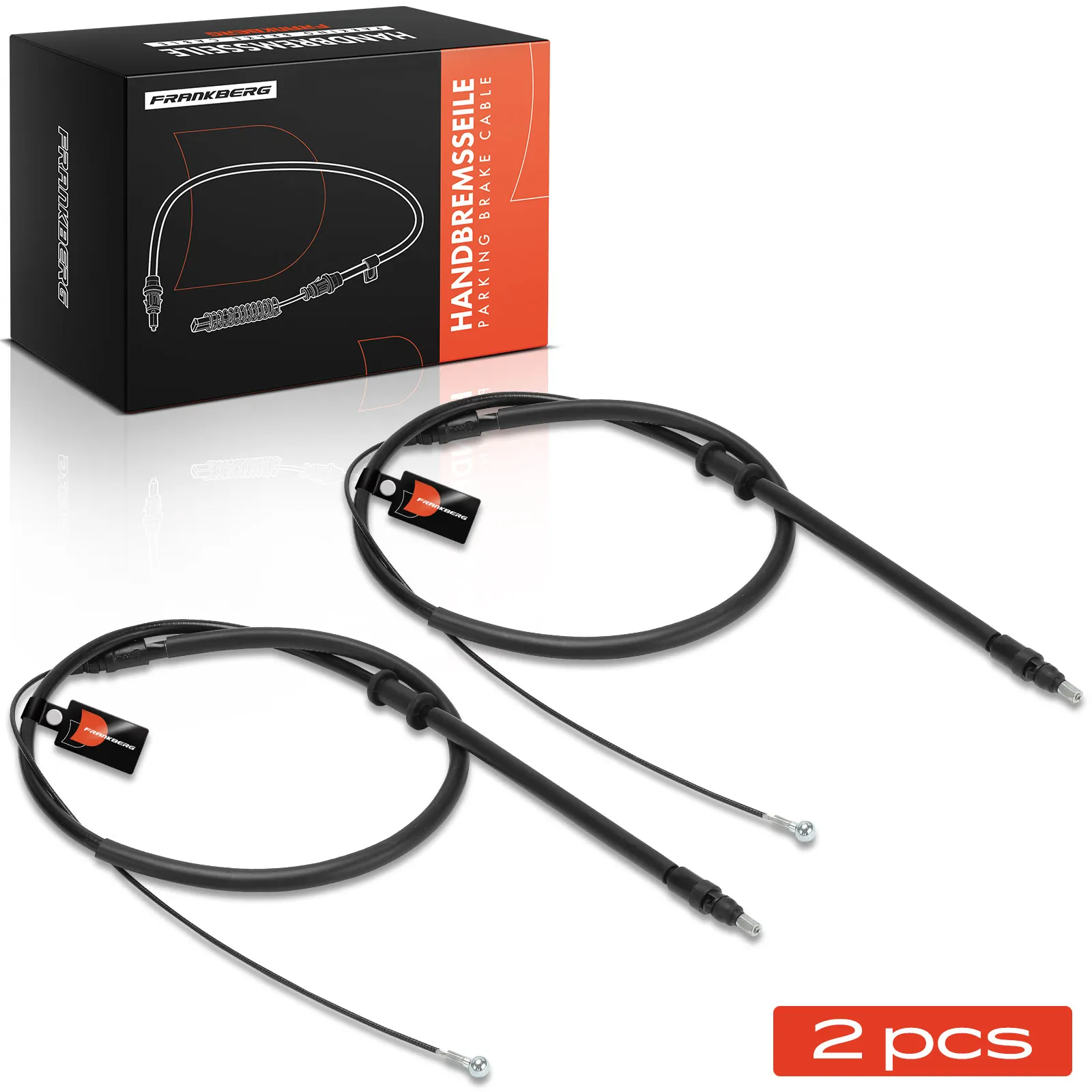 Frankberg 2x Kabel Parkeerrem Achteras Beide Zijden Voor Opel Movano B Renault Master Vauxhall 4421932 364007808R