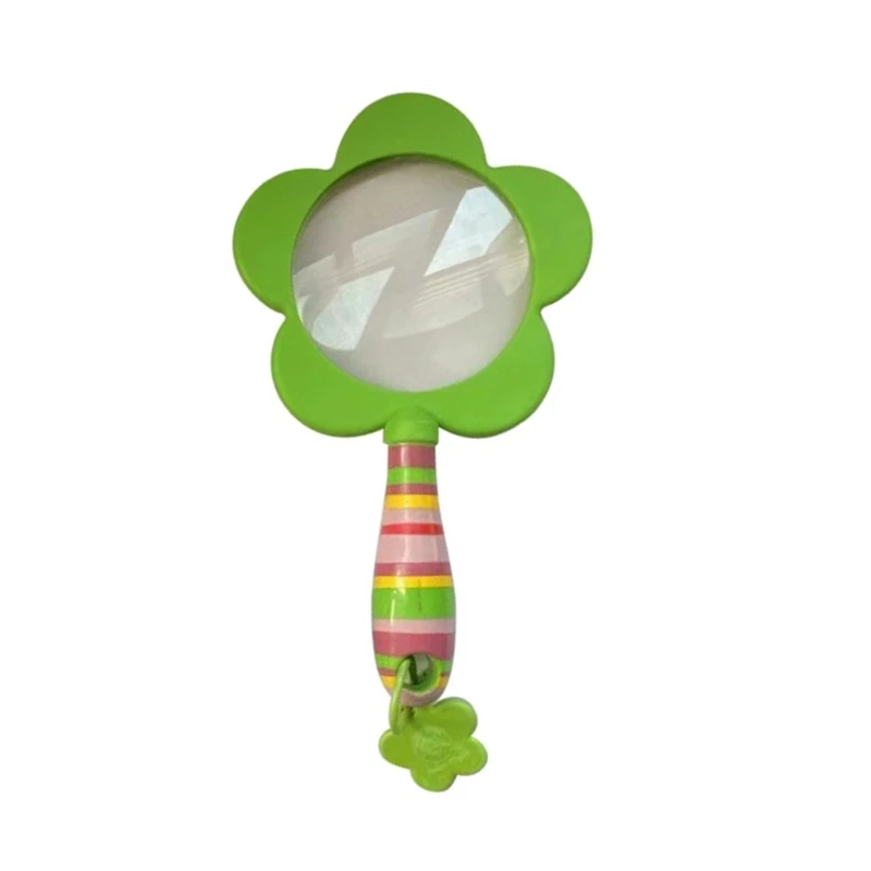 Mini Pocket Handheld Reading 4XMagnifier 90mm Kaca Pembesar Anak Membaca Dropship