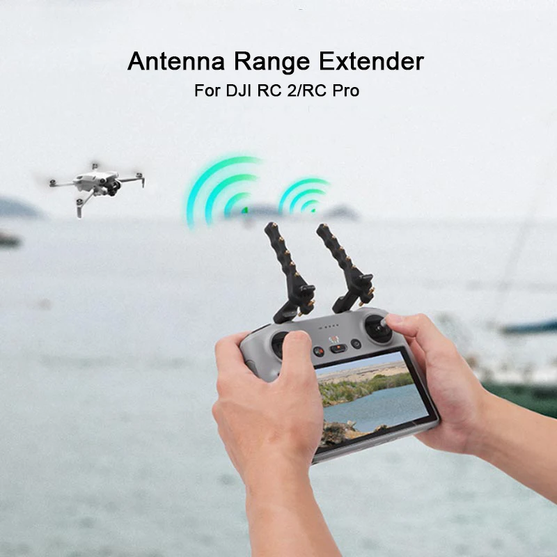 Antena para dji rc2 mini 5 pro/mavic 3/air 3/phantom 4 pro/mini se drone controlador inteligente extensão de sinal para dji rc 2/rc pro