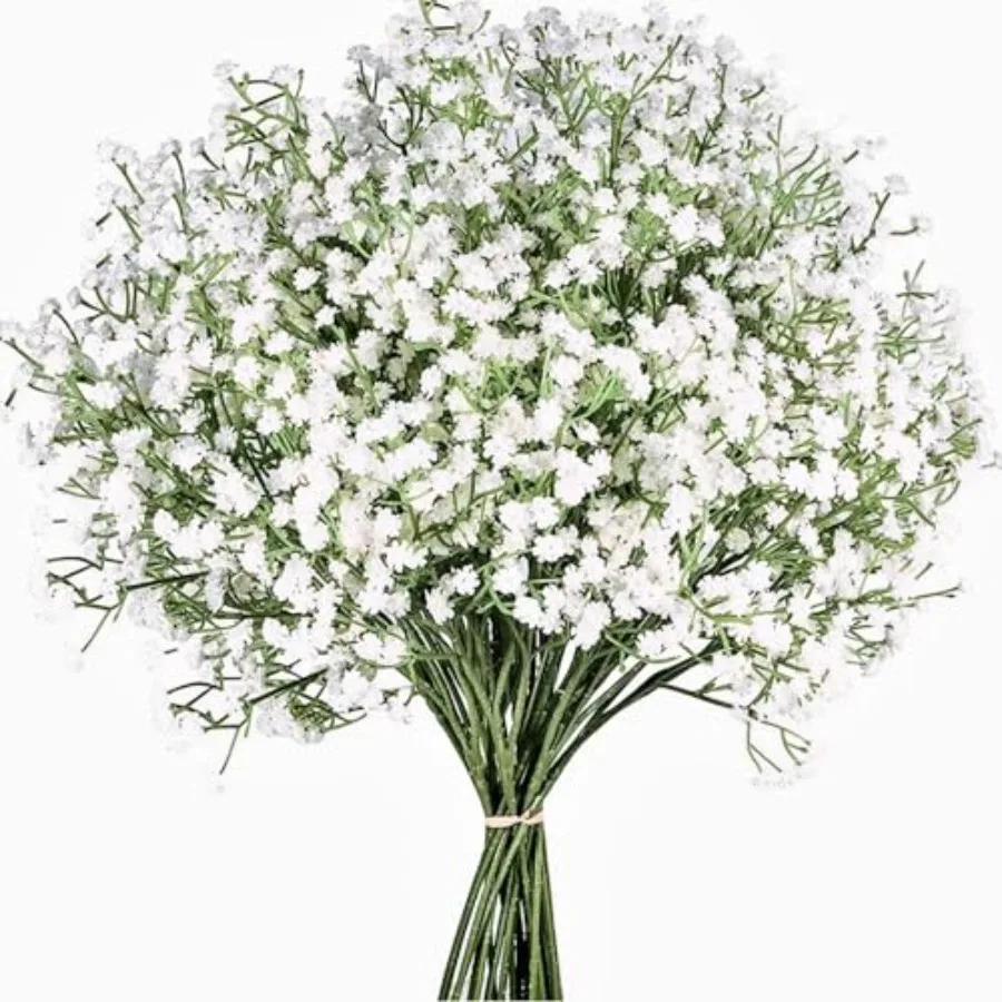 

Искусственные цветы Gypsophila (6 шт.) для свадьбы, вечеринки, украшения дома и сада