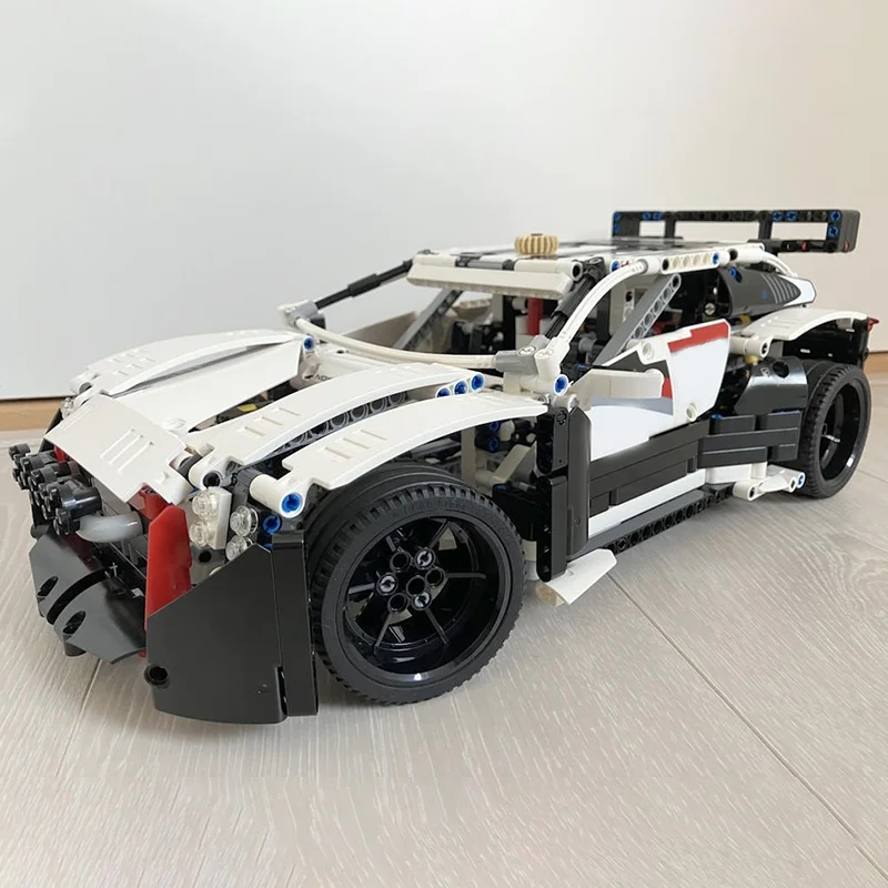 1243 Stück MOC Rallye Auto Technische Bausteine Geburtstag Weihnachten Spielzeug Geschenk Geburtstag Konstruieren Weihnachten Spielzeug Geschenk