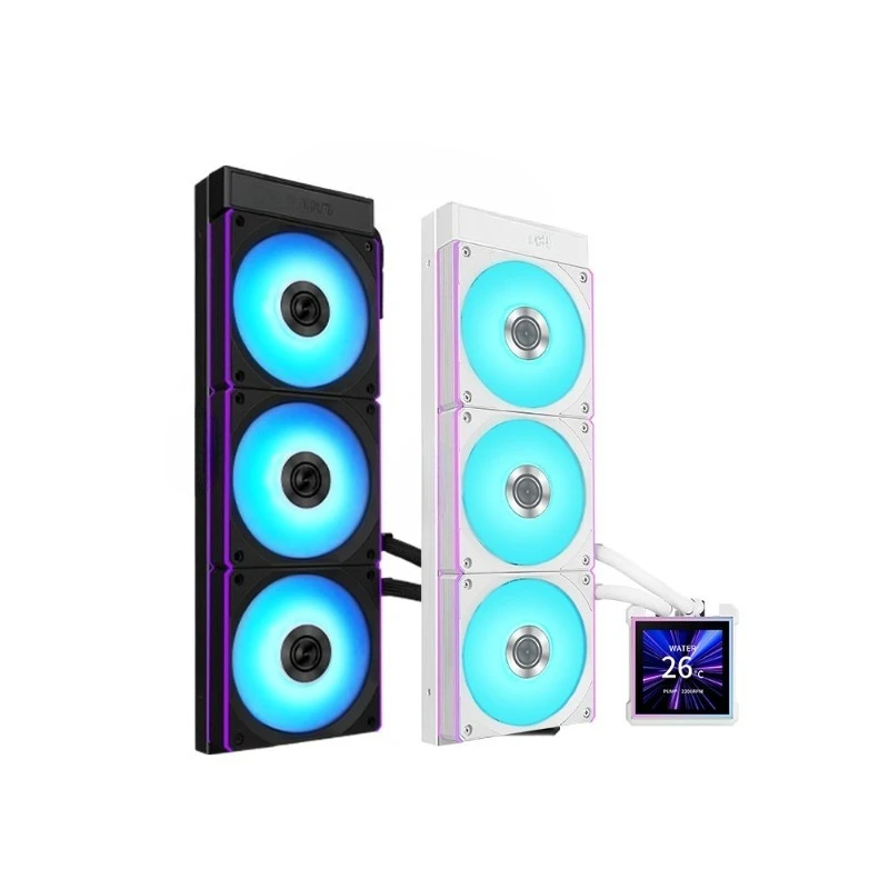 

Square screen with fan version 360 integrated water-cooled CPU host radiator
