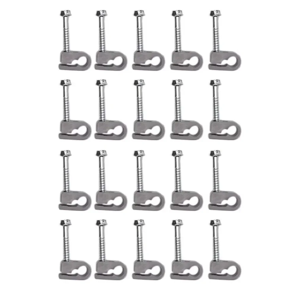 20 Pcs Screw + Wire Clamps Cable Management Clip Kit With Mounting Ties And Screws For Starlink Consumer Electronics Accessories