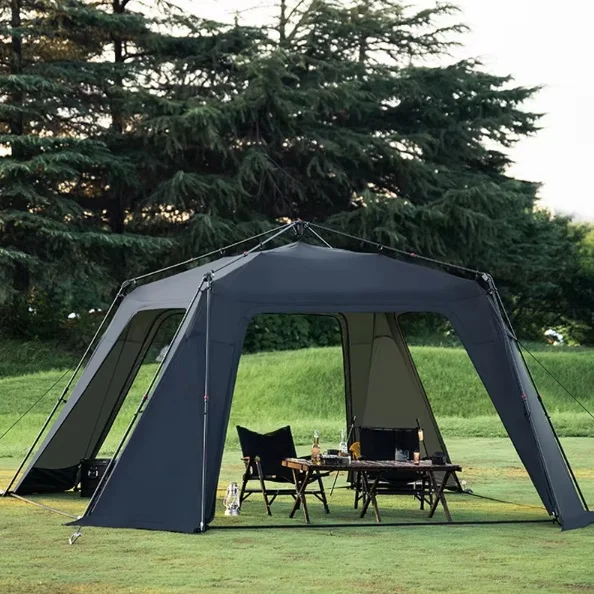 

Factory Wholesale Outdoor Family Tent Oversized Quick Setup Automatic Tent Canopy Waterproof Sunproof Auto Dome Camping Tent
