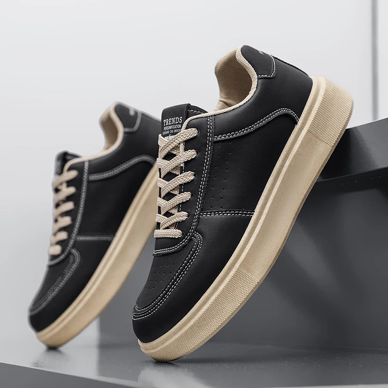 

2025 New Sle Breathable Men's Work Shoes Slip-On Anti-Slip Wear-Resistant Casual Sports Shoes Thick Bottom Labor Protection