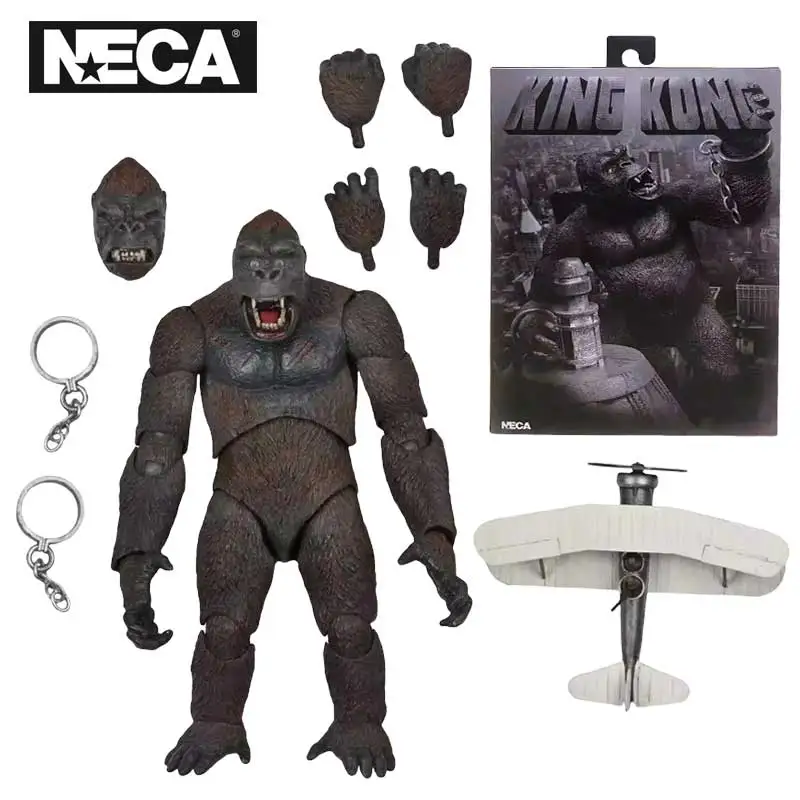 

NECA 42746 Toys Gorilla King Kong vs. Godzilla Skull Island City Action Figure 18 cm Gift Original Doll Collection Model