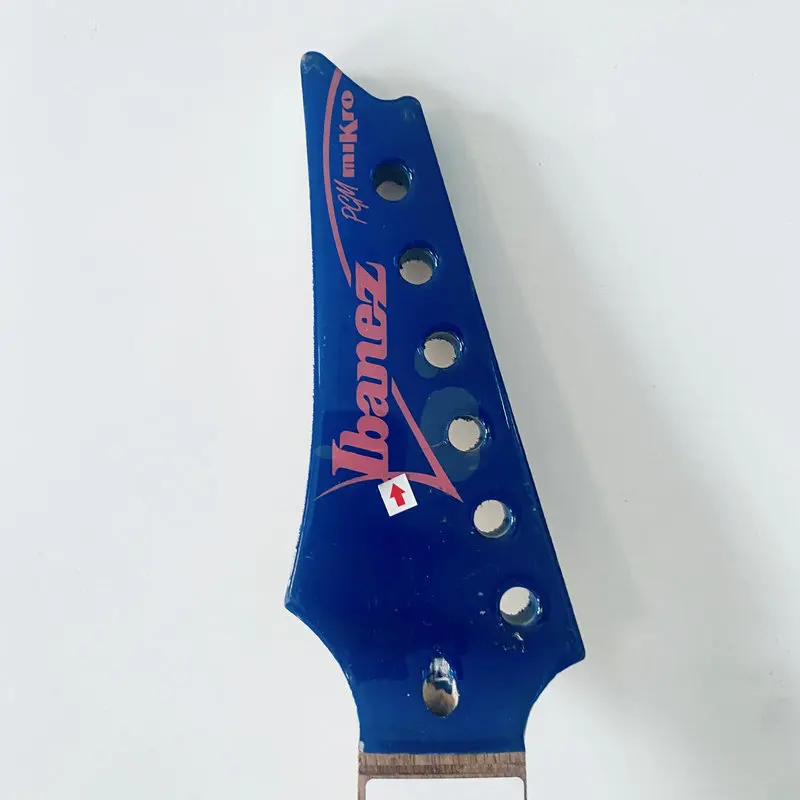 AN438 Short Scales Length Mini and Travel Electric Guitar Neck Unfinished 24 Frets Genuine Ibanez Mikro PGM Signature Reversed