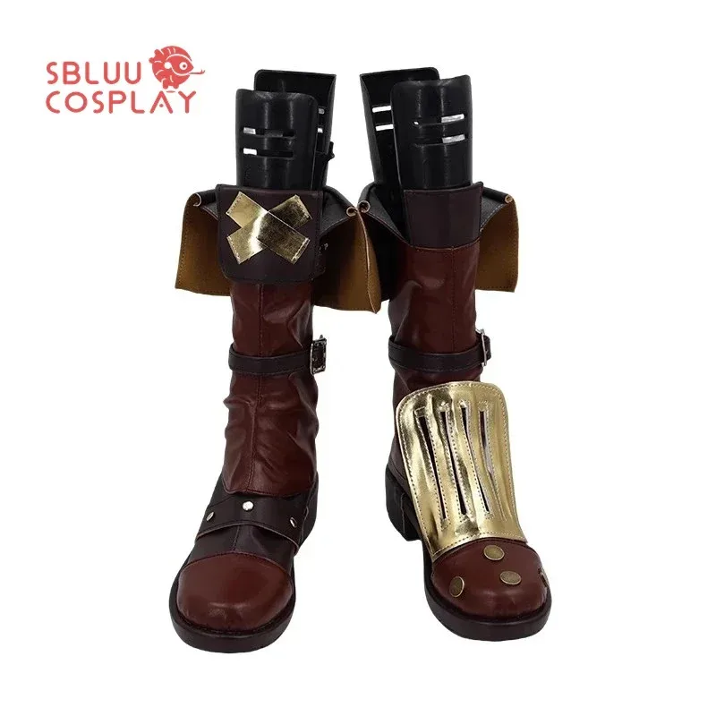 

qq28LQSBluuCosplay аниме Arcane LOL Isha обувь для косплея Хэллоуин вечерние ботинки на заказ