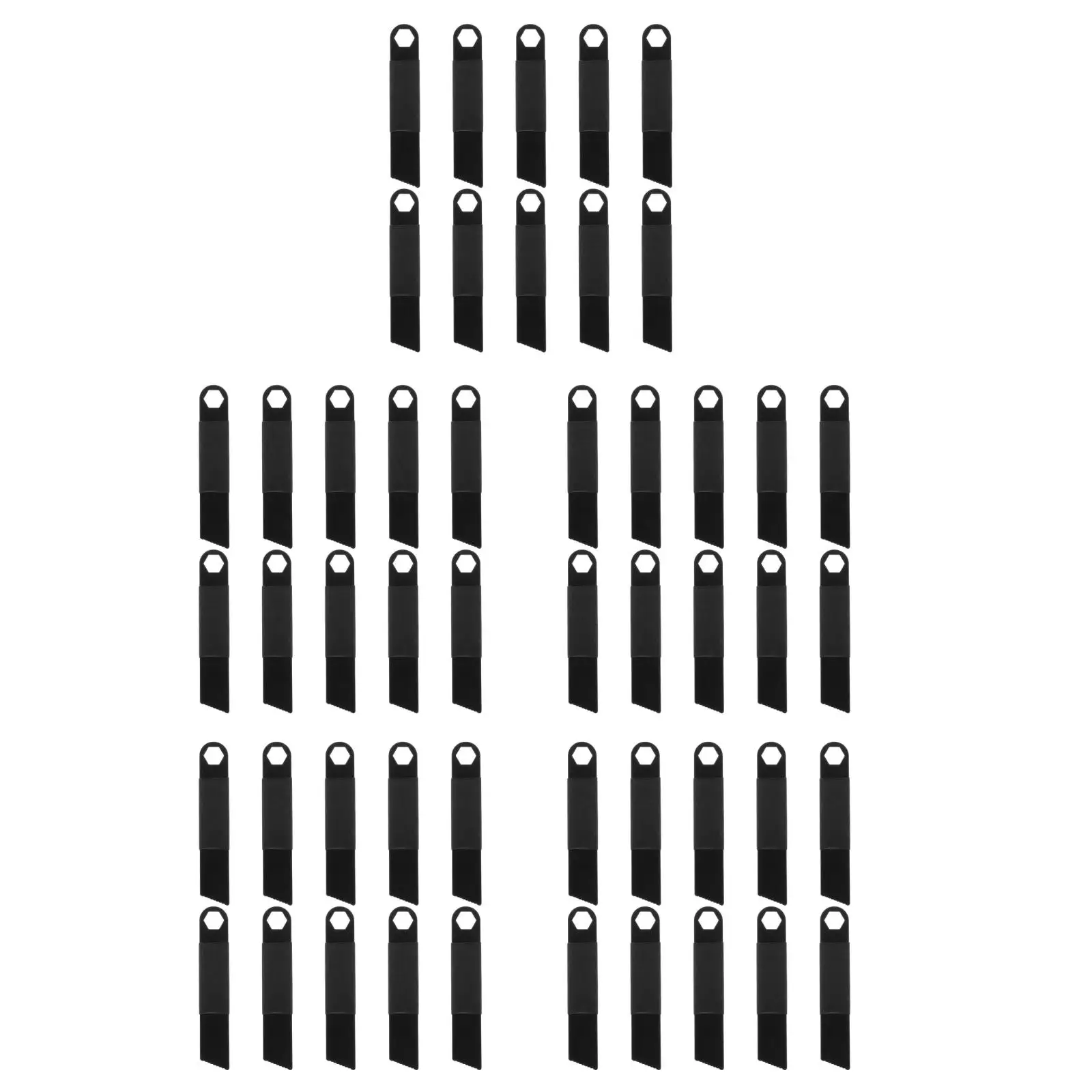 

5pcs 5 Count Camping Tools Emergency Survival Scrapers Fire Starter Black Lighters Rod Striker