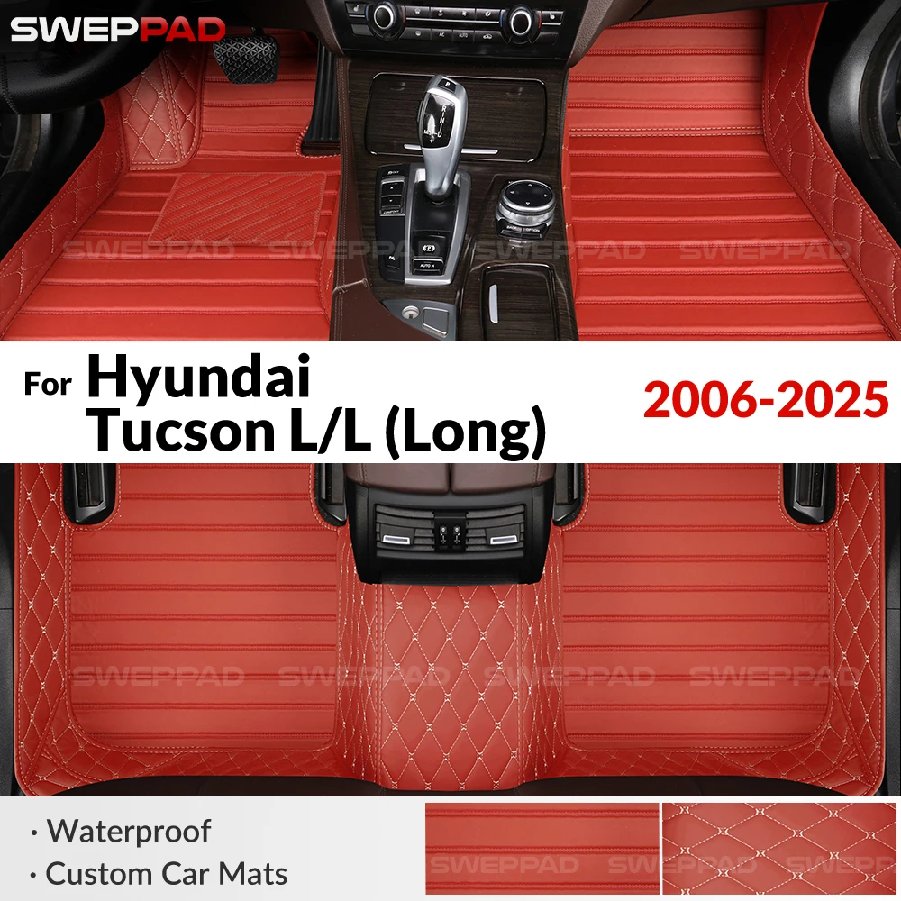

SWEPPAD для Hyundai Tucson L/L (длинный) 2006-2025 автомобильный напольный коврик на заказ коврик в багажник авто ковер чехол аксессуары для интерьера