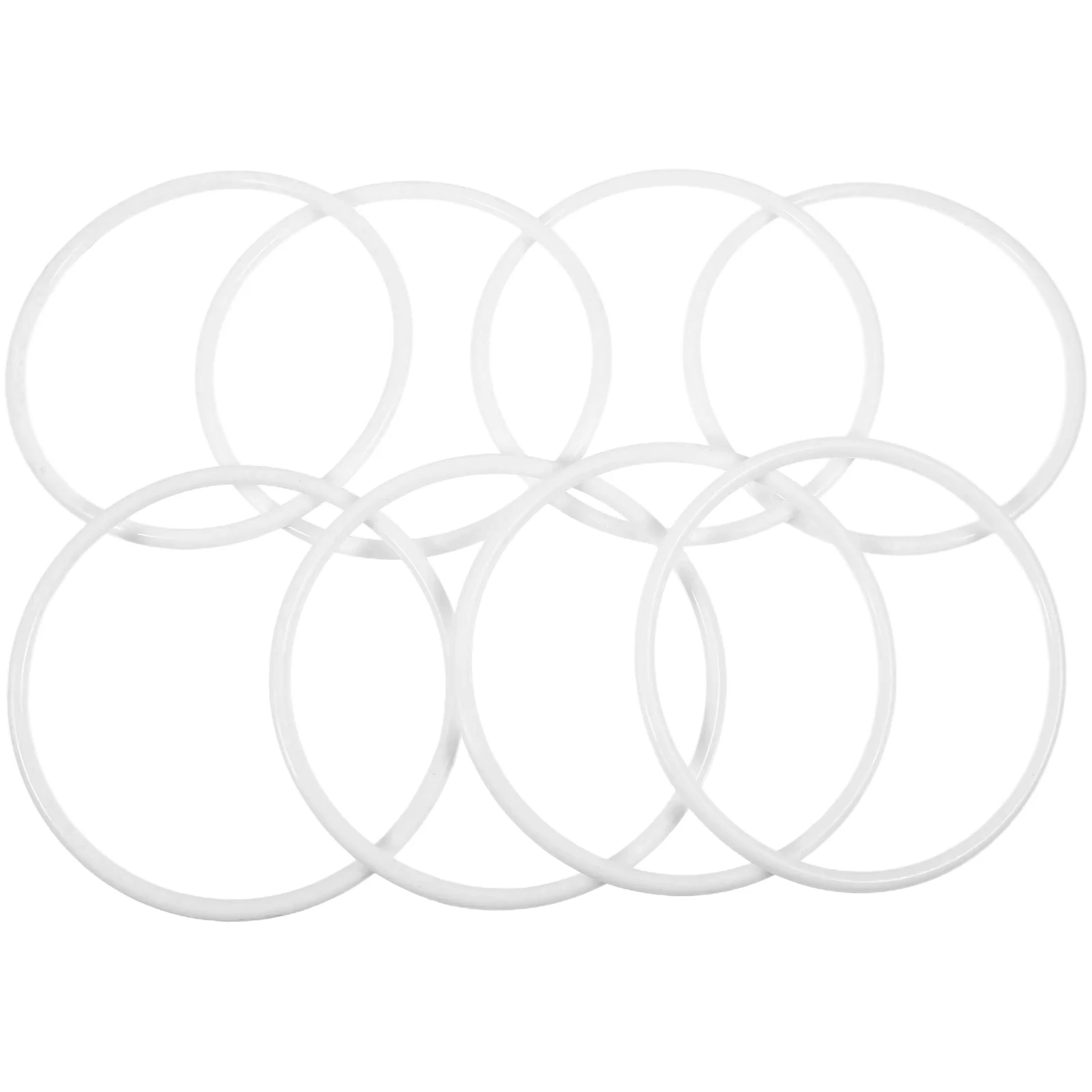 

20 Pcs Dreamcatcher Material White Plastic Rings for DIY Craft Hoop Mandalas Decor Excellent Smooth High Quality