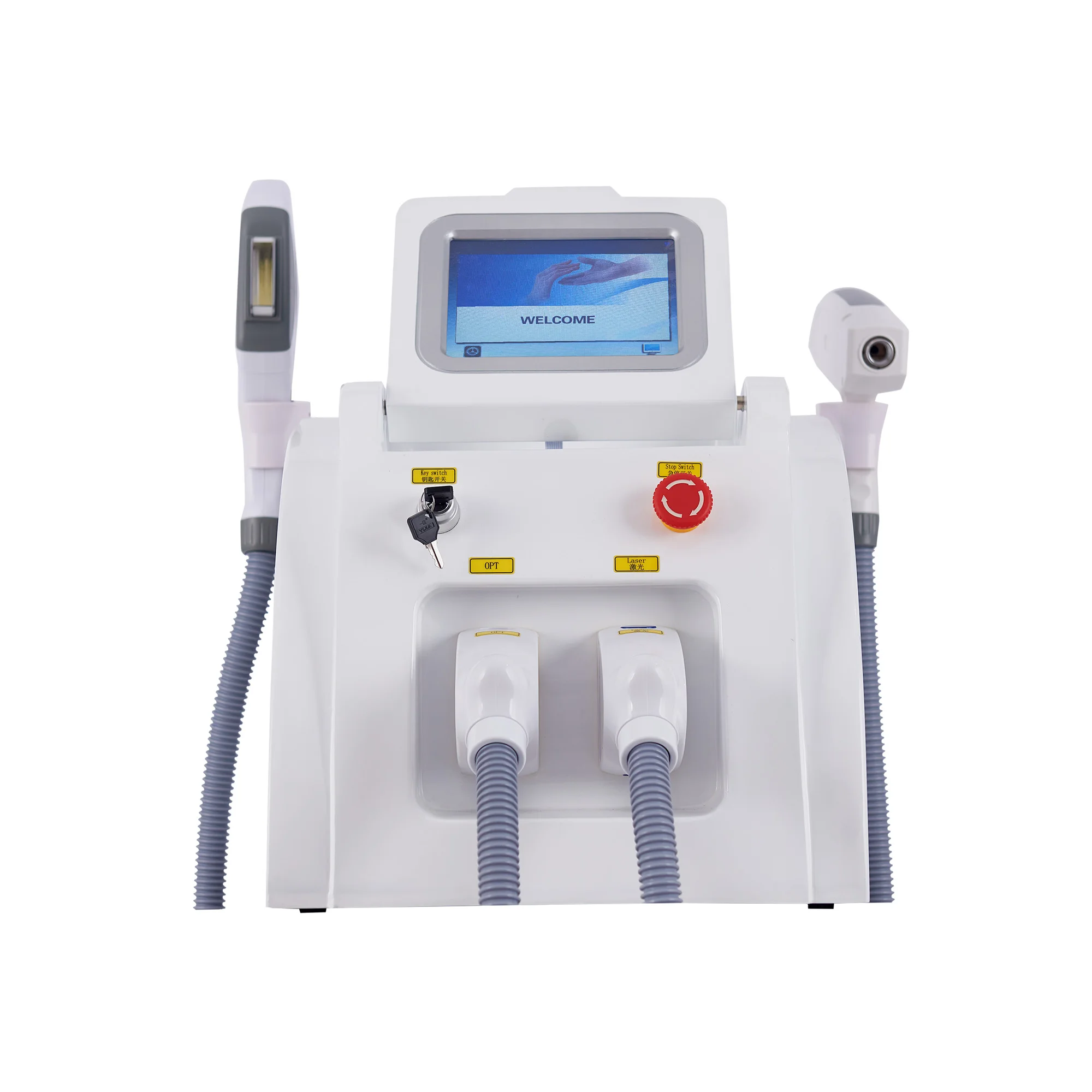 2024 New multifunctional+E-light+IPL OPT super hair removal ND-YAG laser machine permanent hair removal tattoo beauty machine