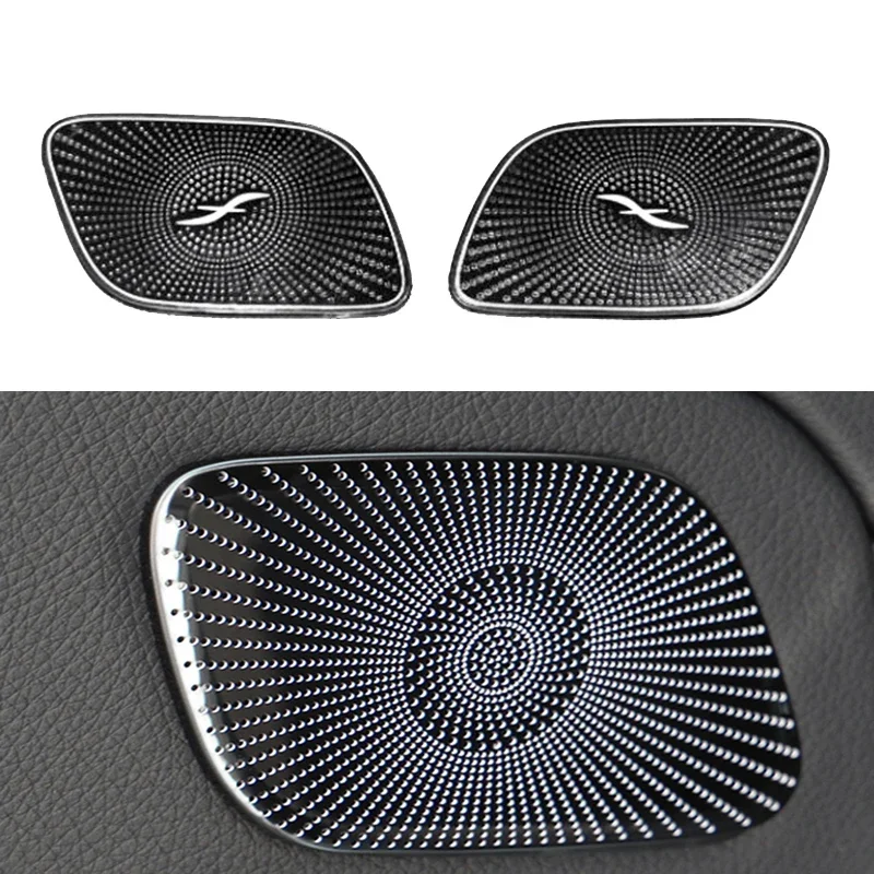 Car Audio Speaker Cover Door Speaker Cover Horn Trim Accessories For Mercedes-Benz A Class W177 V177 A180 A200 2019