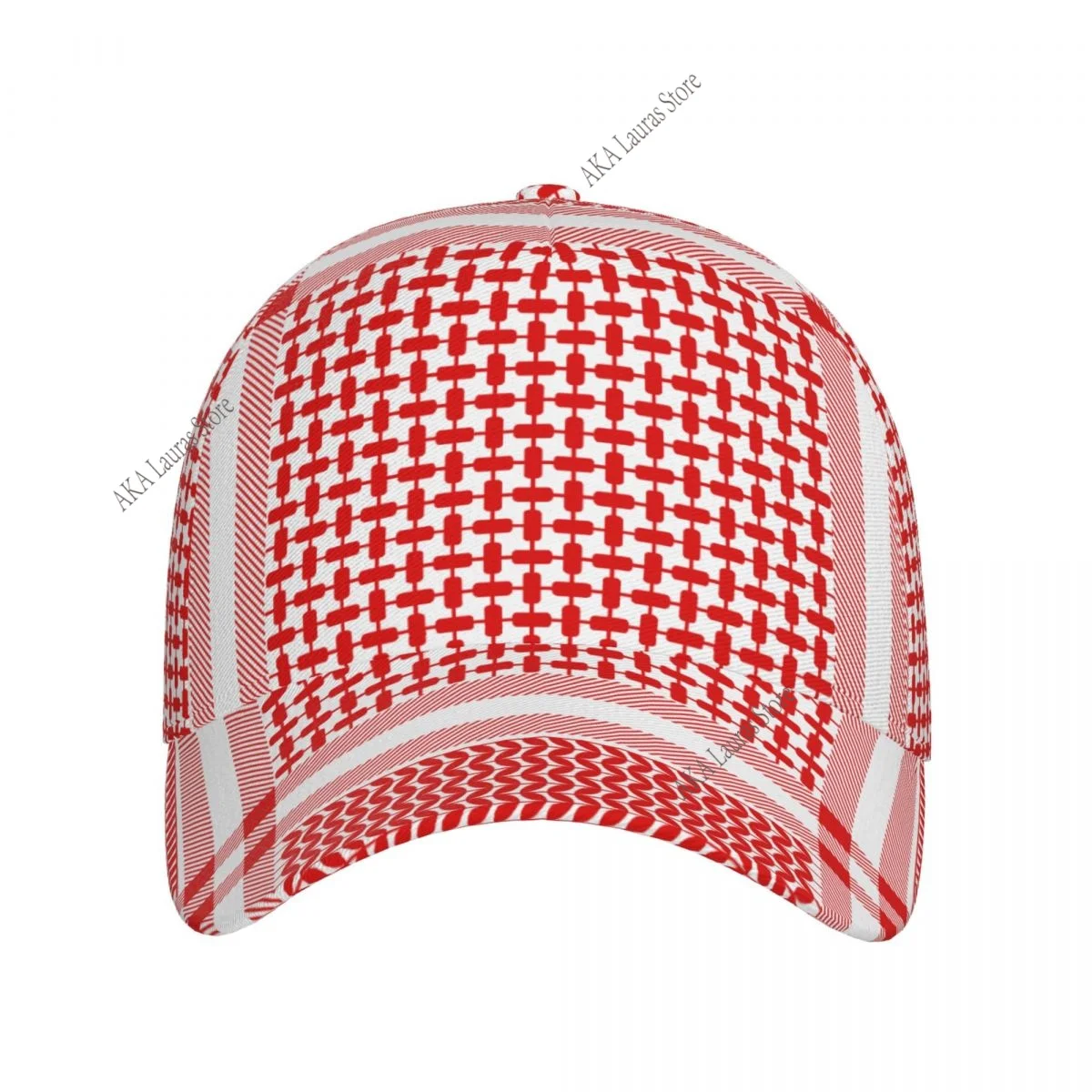 Arabic Folk Kufiya Hatta Traditional Keffiyeh Pattern Baseball Cap Hat for Men Women Hip Hop Hats Trucker capUnisex