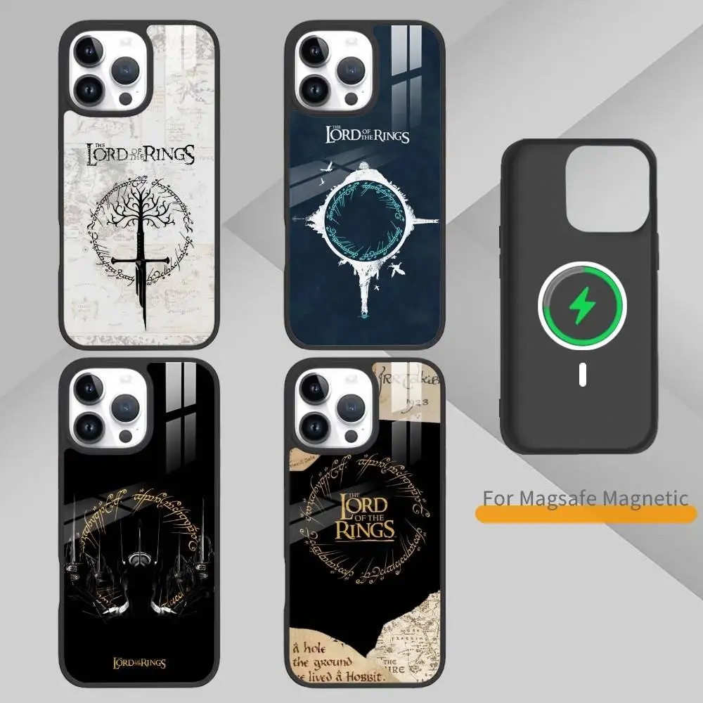 

Lord of the Rings Map Logo Phone Case For iPhone 17,16,15,14,13,Pro,Max,Plus,Magnetic For Magsafe Wireless Charging