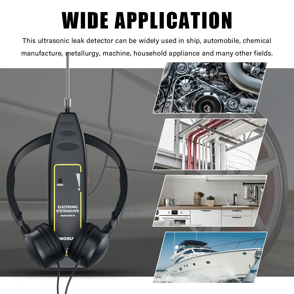 NEW Vdiagtool Car Cylinder Stethoscope Auto Diagnostic Tool Engine Analyzer Machine Noise Tester Detector Electronic Stethoscope view 5