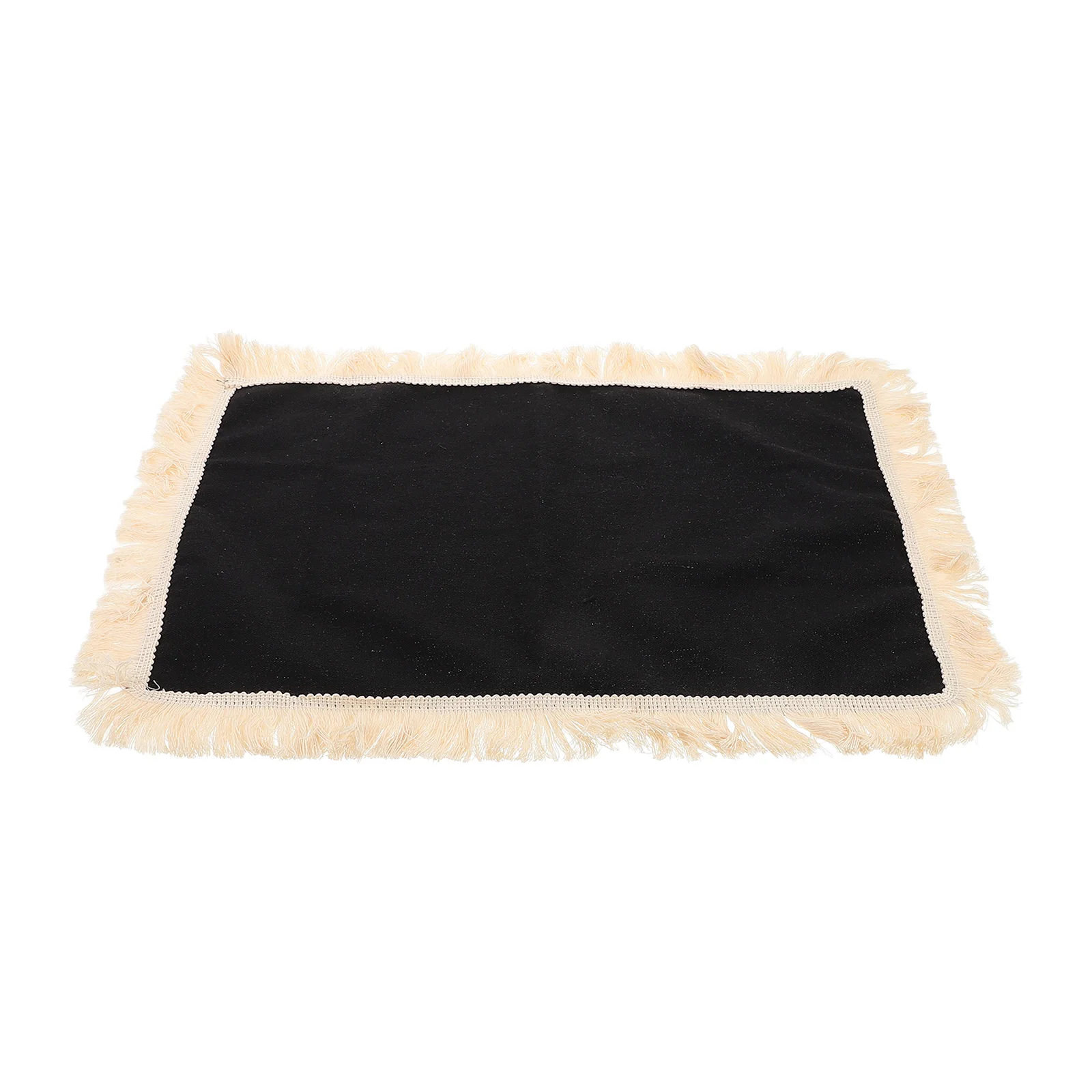 

Placemat 45x30cm Cotton Linen Heat Resistant Table Pad Farmhouse Kitchen Mat Boho Woven Rectangular Cloth Placemats Dining