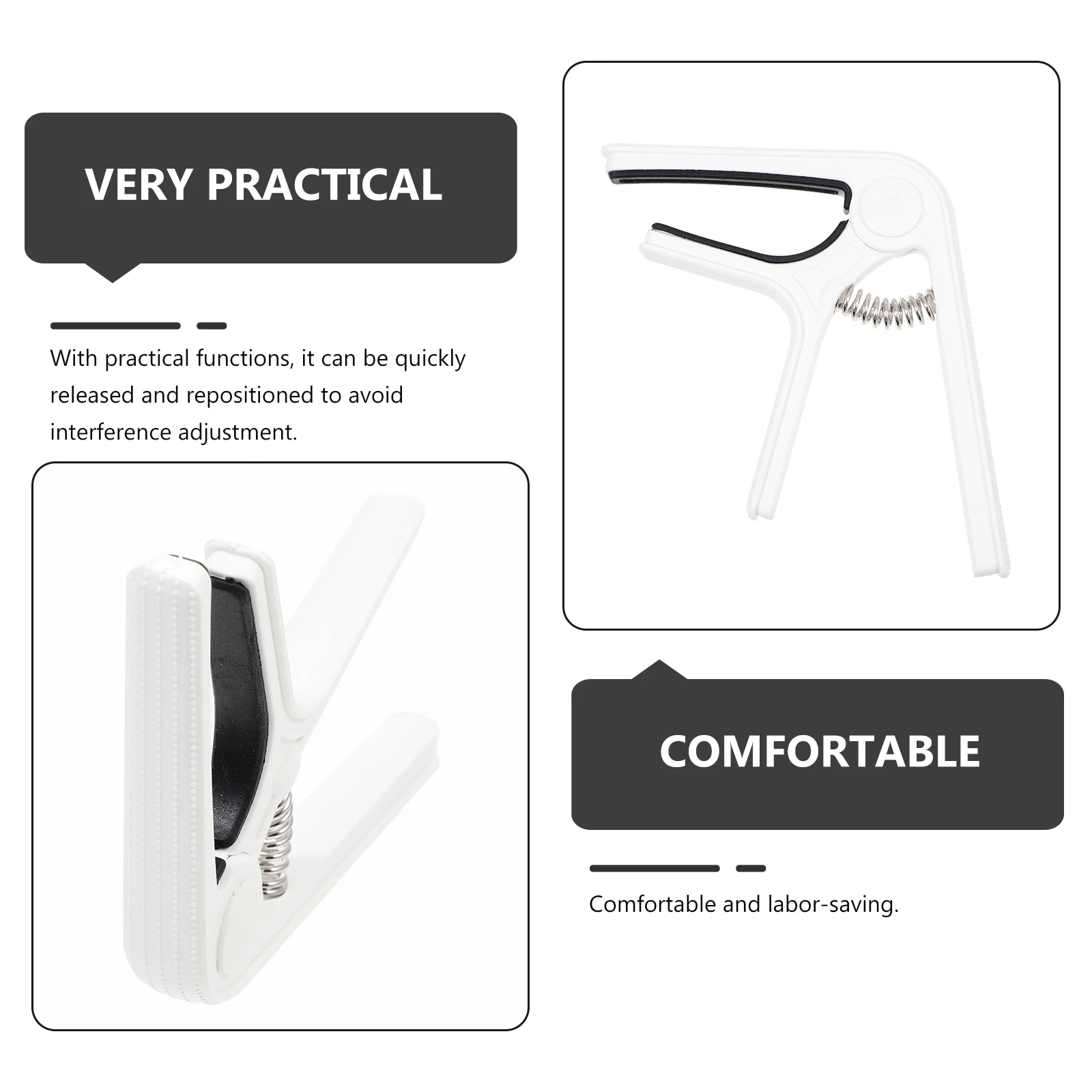 

Capo Guitar Accessories Clip Guitars Part Accessory for Base Musical Instrument Simple