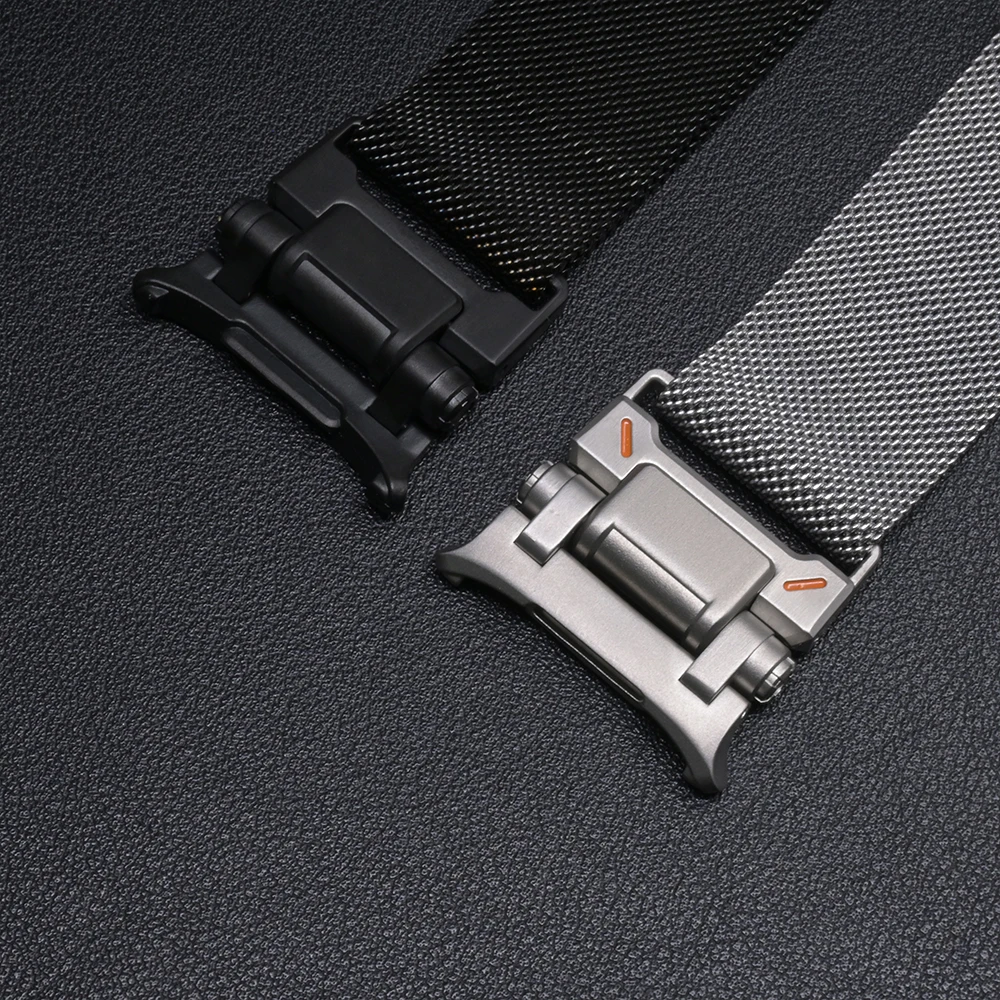 سوار ميلانو مغناطيسي فاخر لساعة سامسونج جالاكسي الترا 7 47 ملم لساعة سامسونج جالاكسي الترا 47 ملم حزام الأعمال