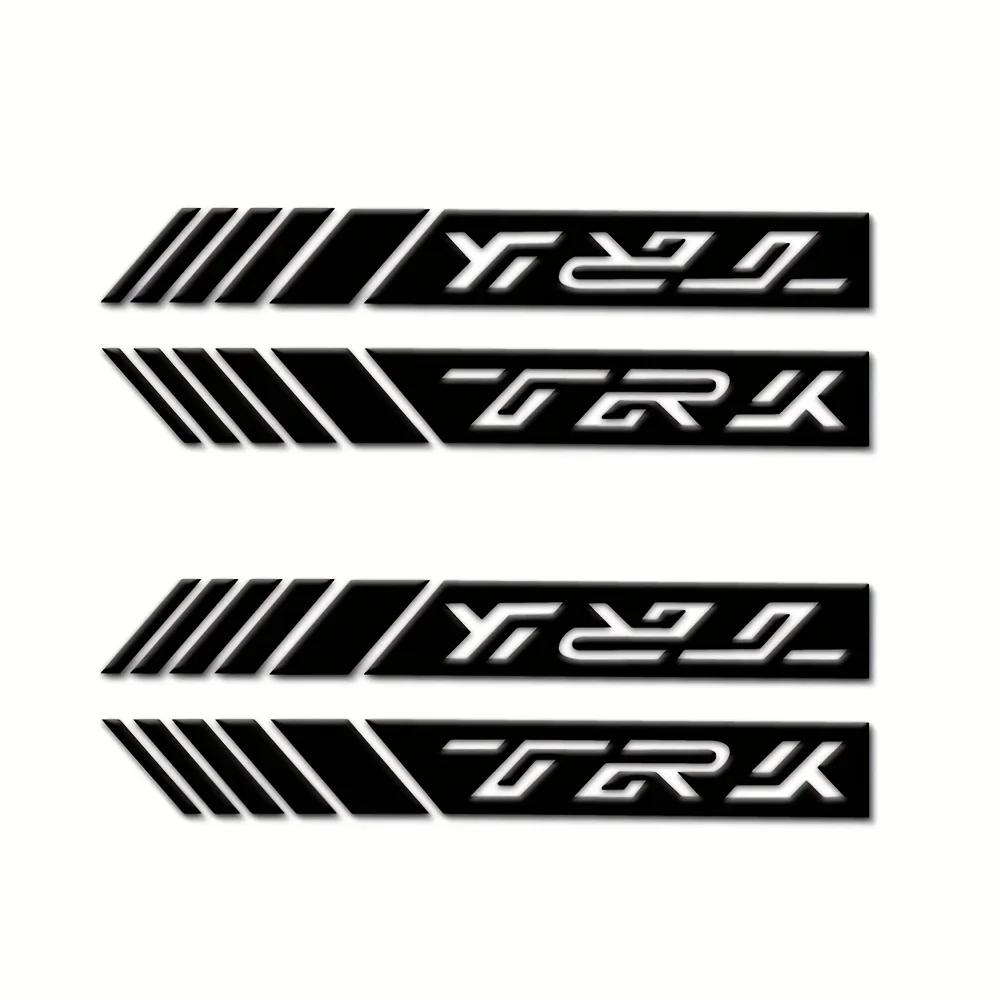 

2PCS/SET "Reflective TRK Logo" Motorcycle Sticker Decal for Vehicle Body Styling & Night Safety Accessory