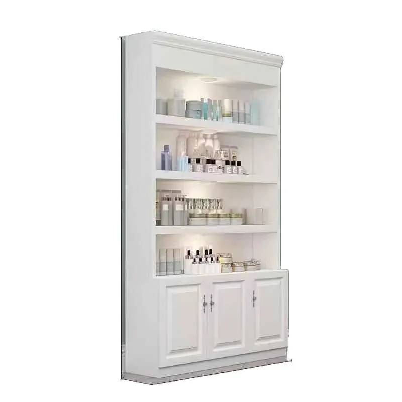 

Cosmetics Display Cabinet Showcase Nail Shop Skin Care Cabinet Beauty Salon Showcase European Product Display Cabinet New