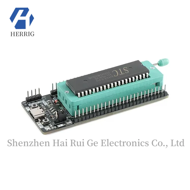 

STC8H8K64U core board, 8051 microcontroller core learning development board, USB download simulation/burn/recording station