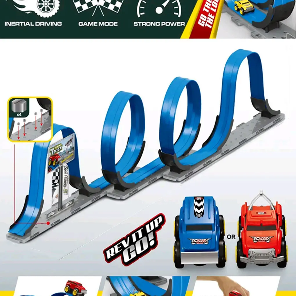 Childrens Anti Magnetic Toy Car Racing Challenge Track Set Providing Reliable And Enjoyable Racing