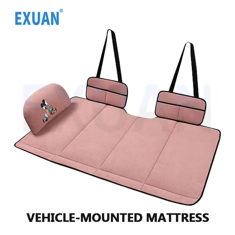 

Car Travel Folding Bed Cart Car SUV Rear Seat Mattress Outdoor Travel Camping Children's Car sleeping Mat Car Bed Single Bed