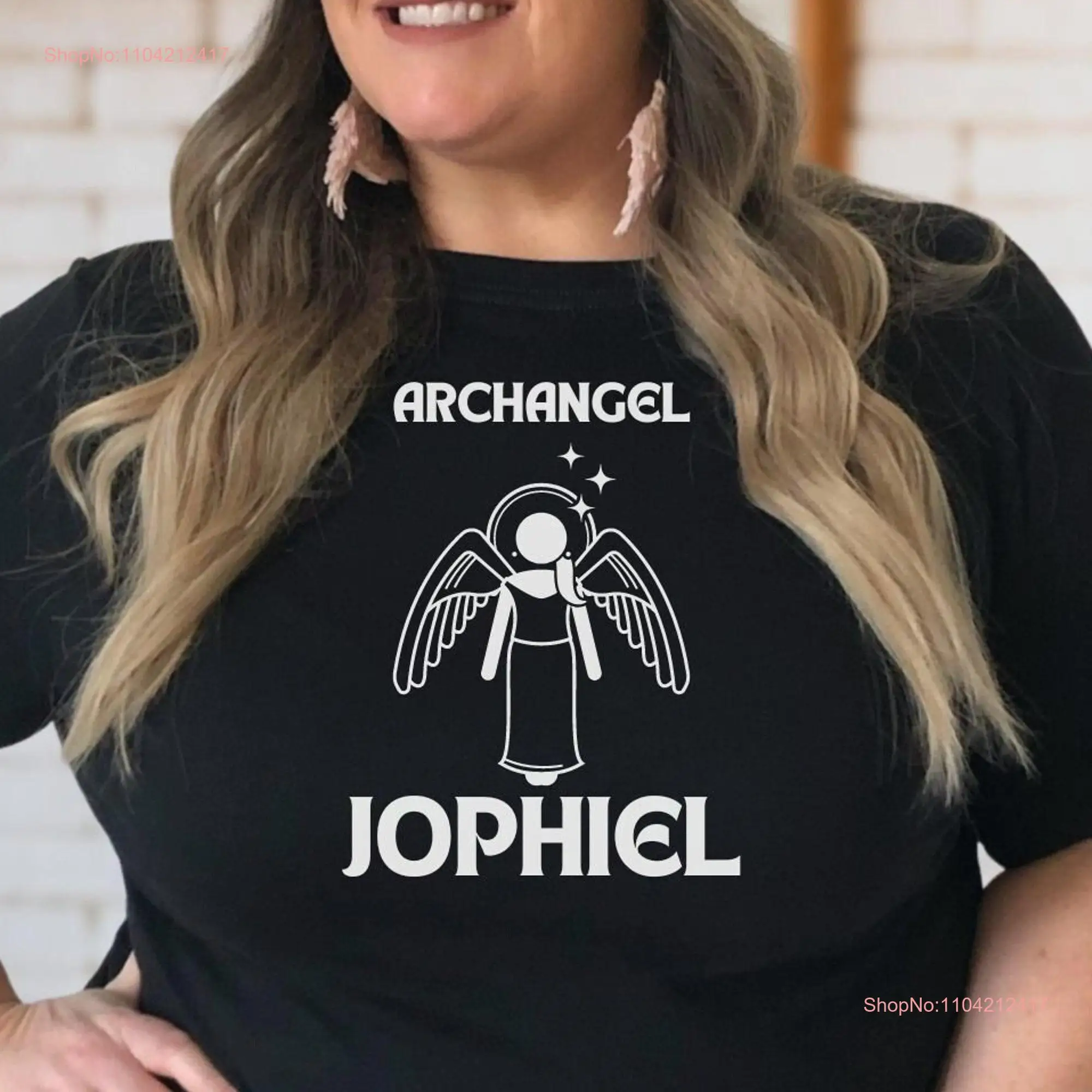 Archangel Jophiel T Shirt Archangels Arch Angels Sacred Geometry Spiritual Angel long or short sleeves