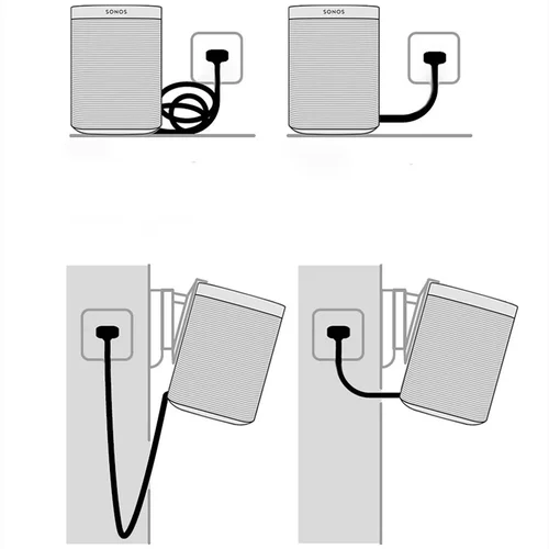 Imagen 1 del producto 1 Uds Cable de alimentación para SONOS ONE /PLAY1/ONESL Cable accesorios de enchufe de alimentación