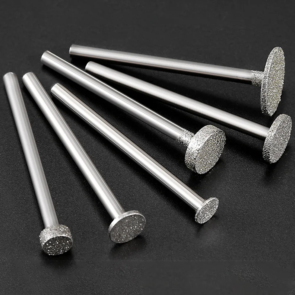 

2 шт., алмазная шлифовальная головка, заусенцы, абразивная полировка, нефрит, резьба по камню, хвостовик 3 мм, шлифовальная головка, заусенцы, абразивная полировка, нефрит