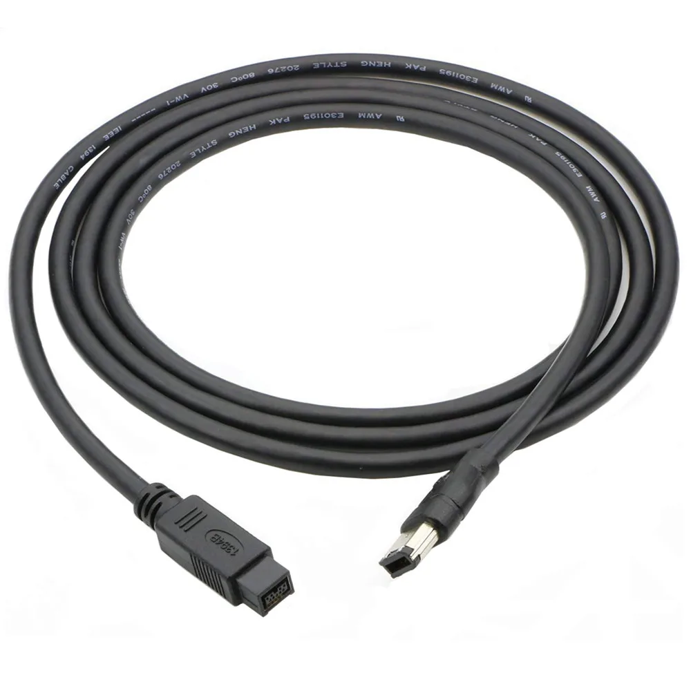 FireWire 800 IEEE-1394B 9pin 6Pin To 6pin 4 Pin To 4 Pin IEEE 1394 For ILink Adapter Cable 4Pin To Firewire 400 Cable 1.8m 3m 5m