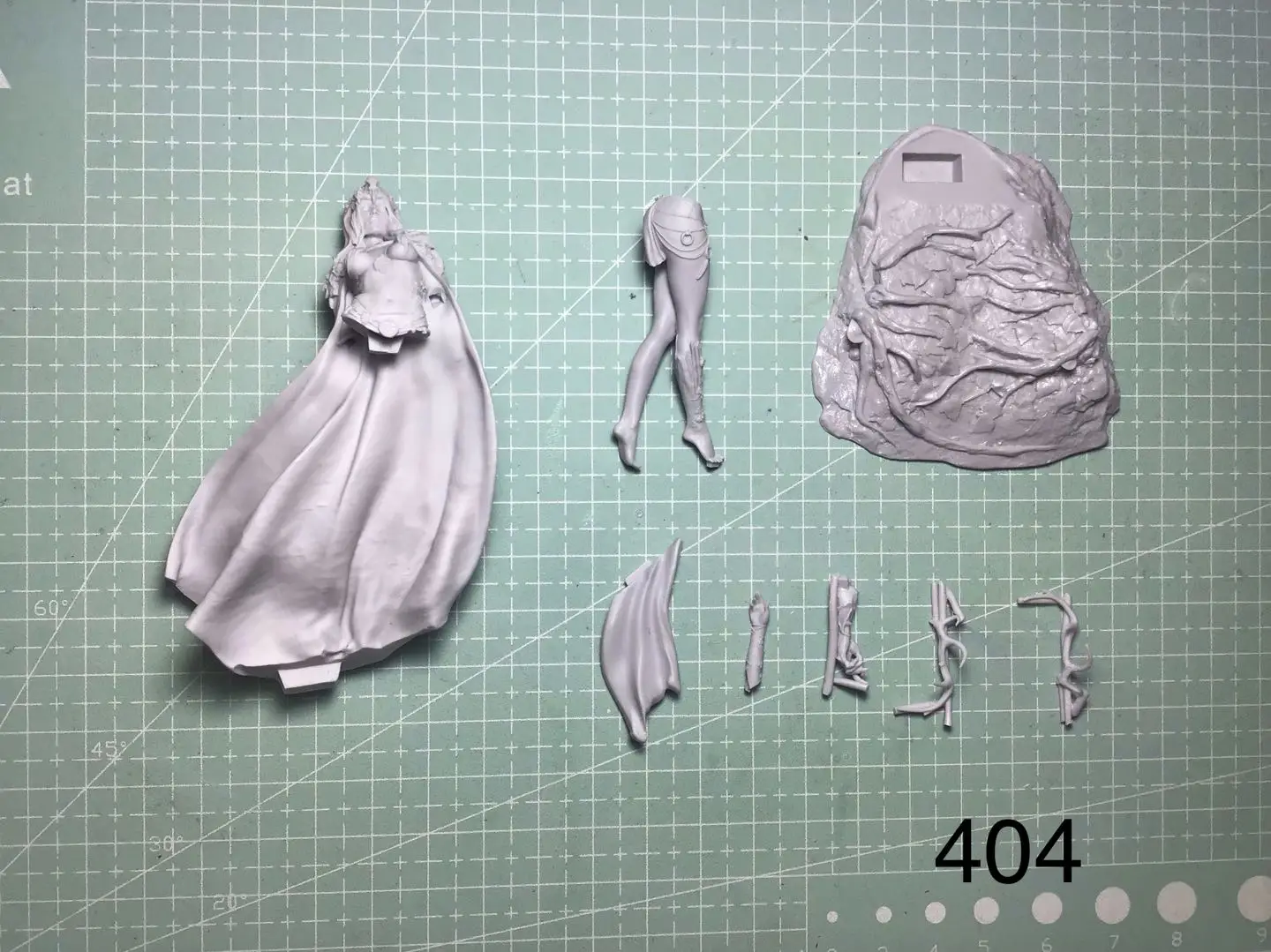 Figurine modèle GK 1/24 résine, kit non assemblé et non peint